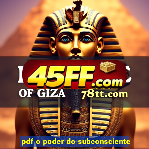 pdf o poder do subconsciente